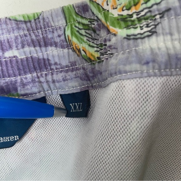 Polo Ralph Lauren Mens Swim Trunks Board Shorts Palm Tree Beach Hawaiian Surfer - Picture 11 of 12